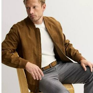 Kohl's Men's Tan Bomber Jacket